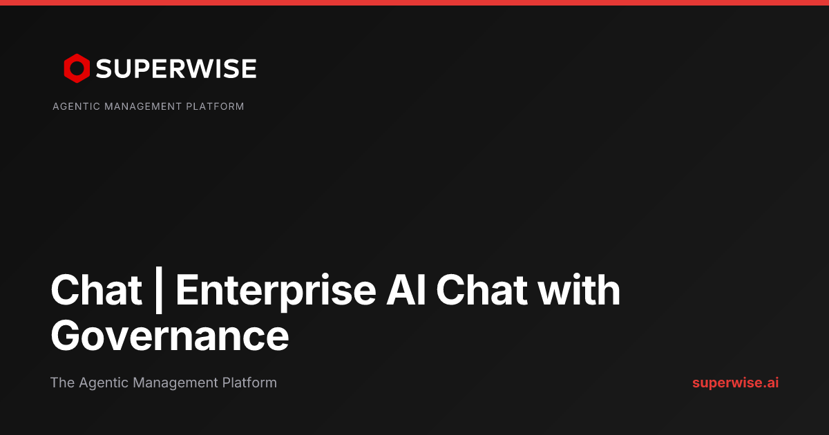 SUPERWISE Chat conversation